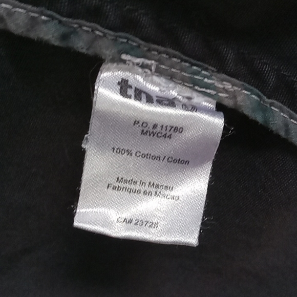 Womens TNA Military Jacket Size Small Cotton Army Cargo Coat Black Retro - Picture 14 of 16